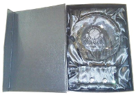 Кришталева нагорода у формі тарілки W643