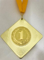 Медаль квадратная R102
