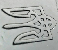 Медаль квадратная R102