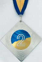 Медаль квадратная R102